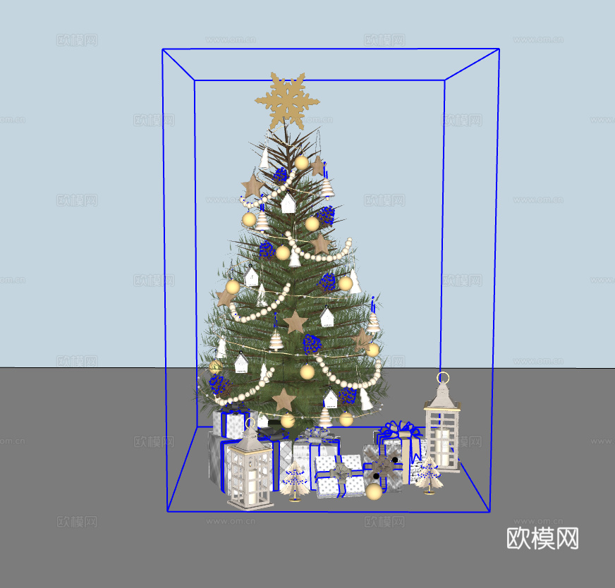 圣诞树su模型
