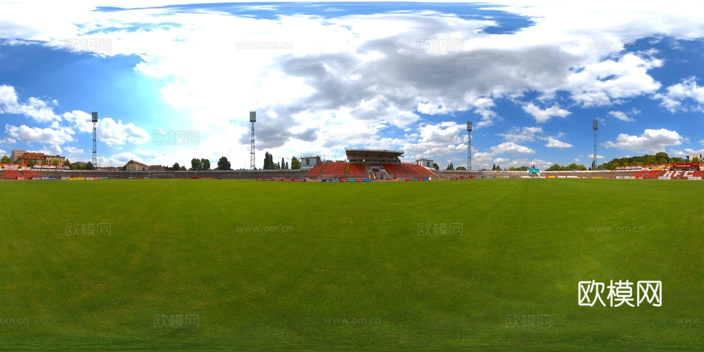 足球场天空全景下载