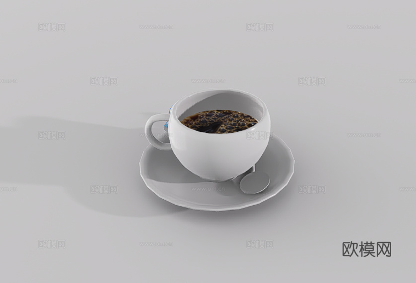咖啡杯su模型