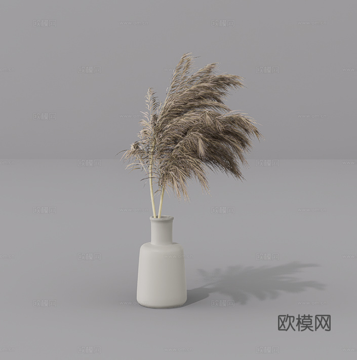植物摆件su模型
