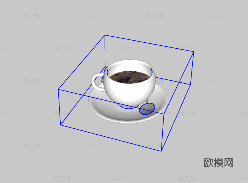 咖啡杯su模型