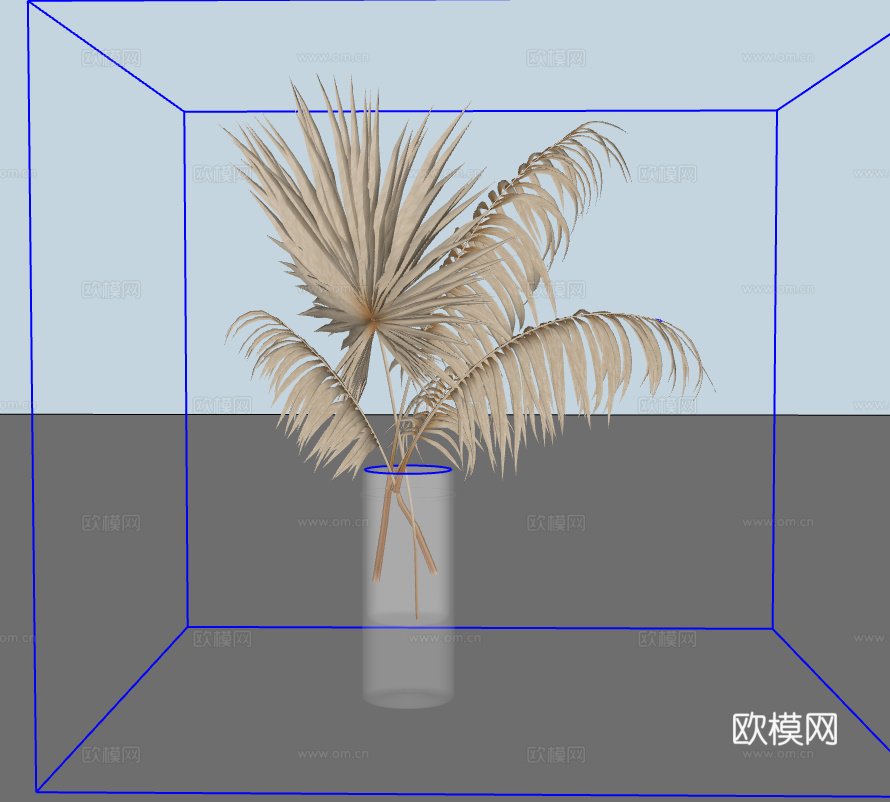 植物摆件su模型
