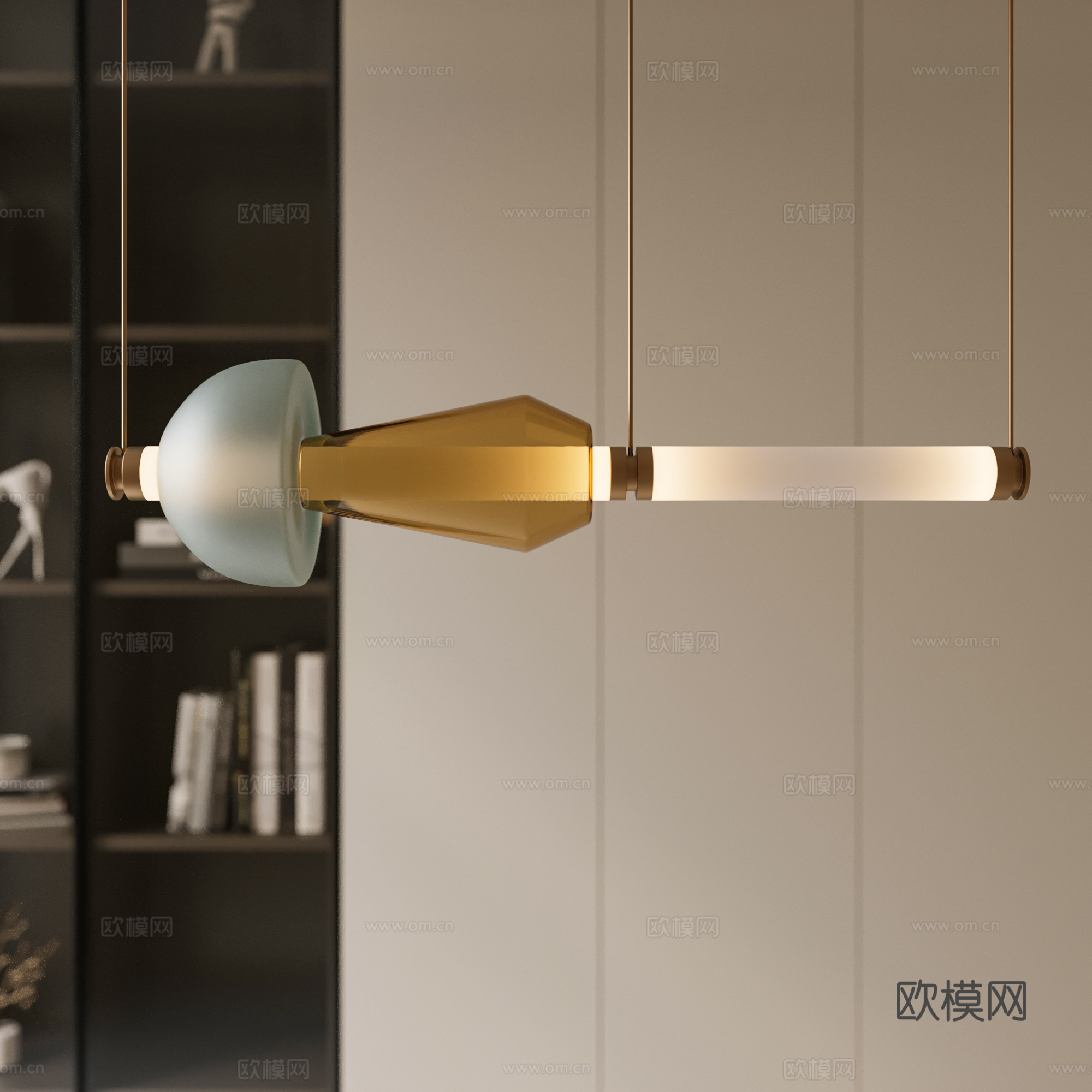 现代吊灯  装饰吊灯su模型