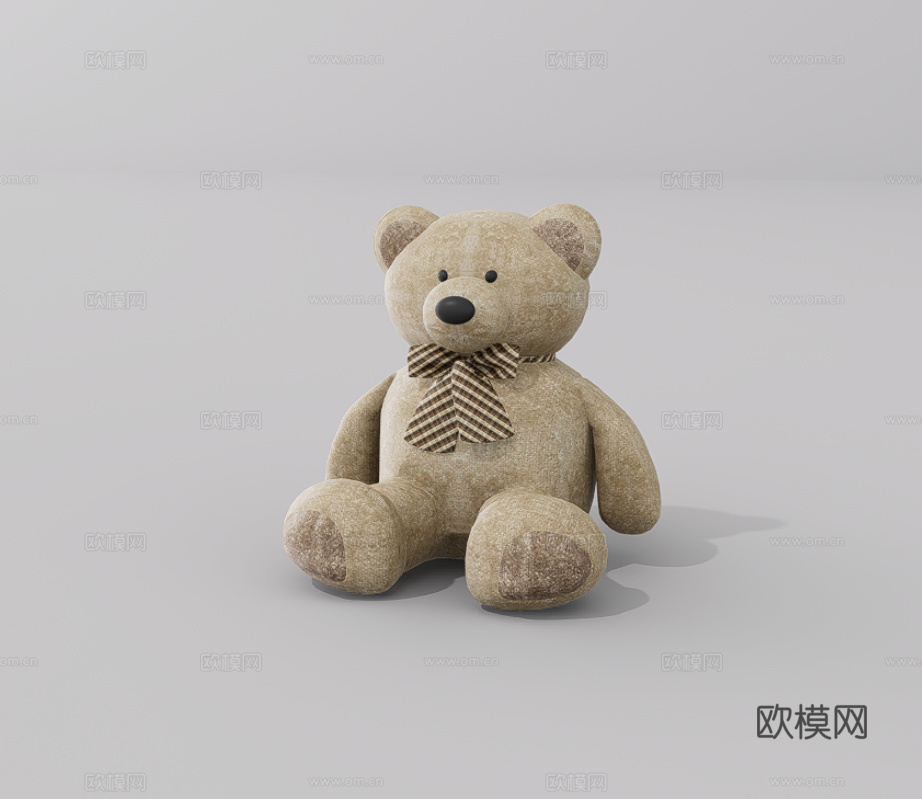 毛绒玩具su模型