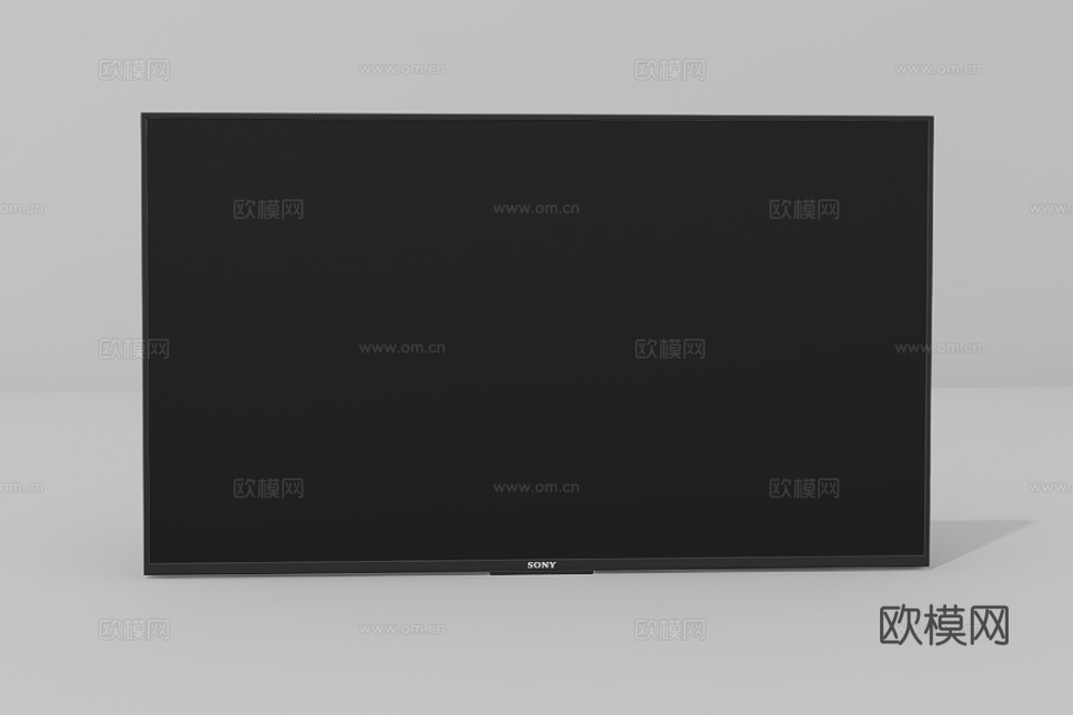 电视机su模型