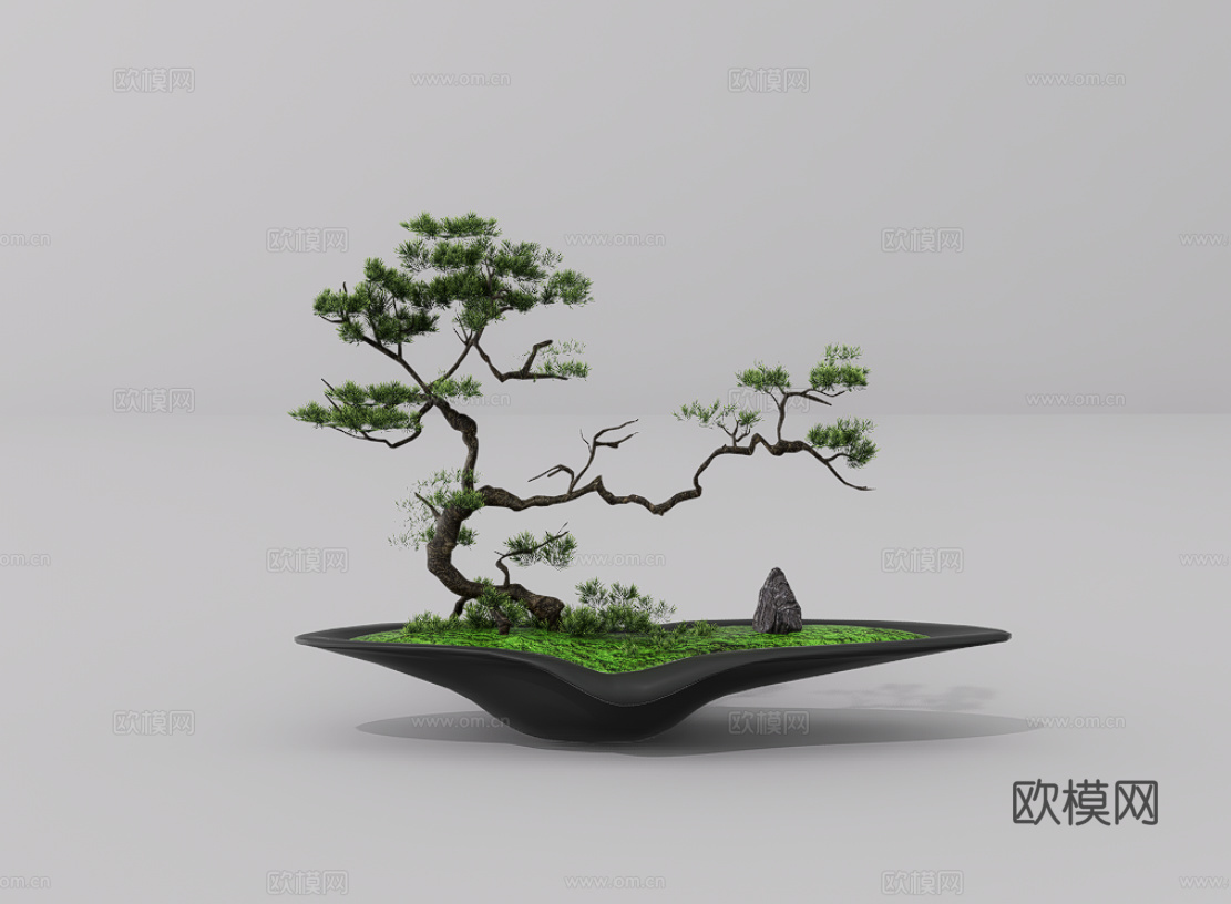 绿植盆栽su模型下载（渲染图1）