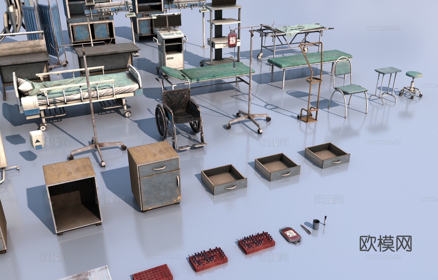 废弃的医疗设备3d模型下载（渲染图8）
