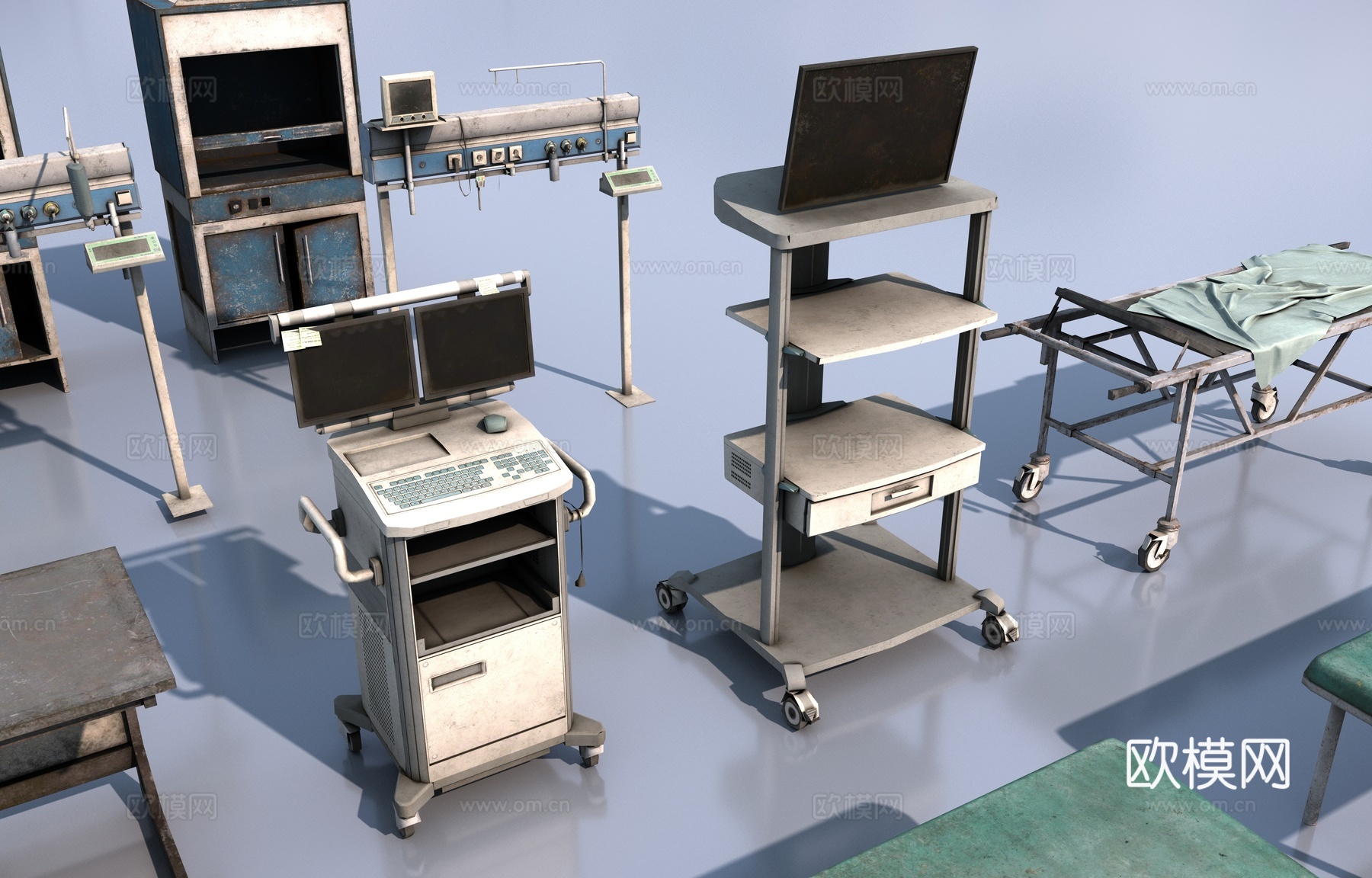 废弃的医疗设备3d模型下载（渲染图7）