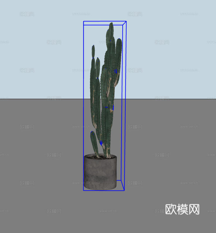 绿植盆栽su模型
