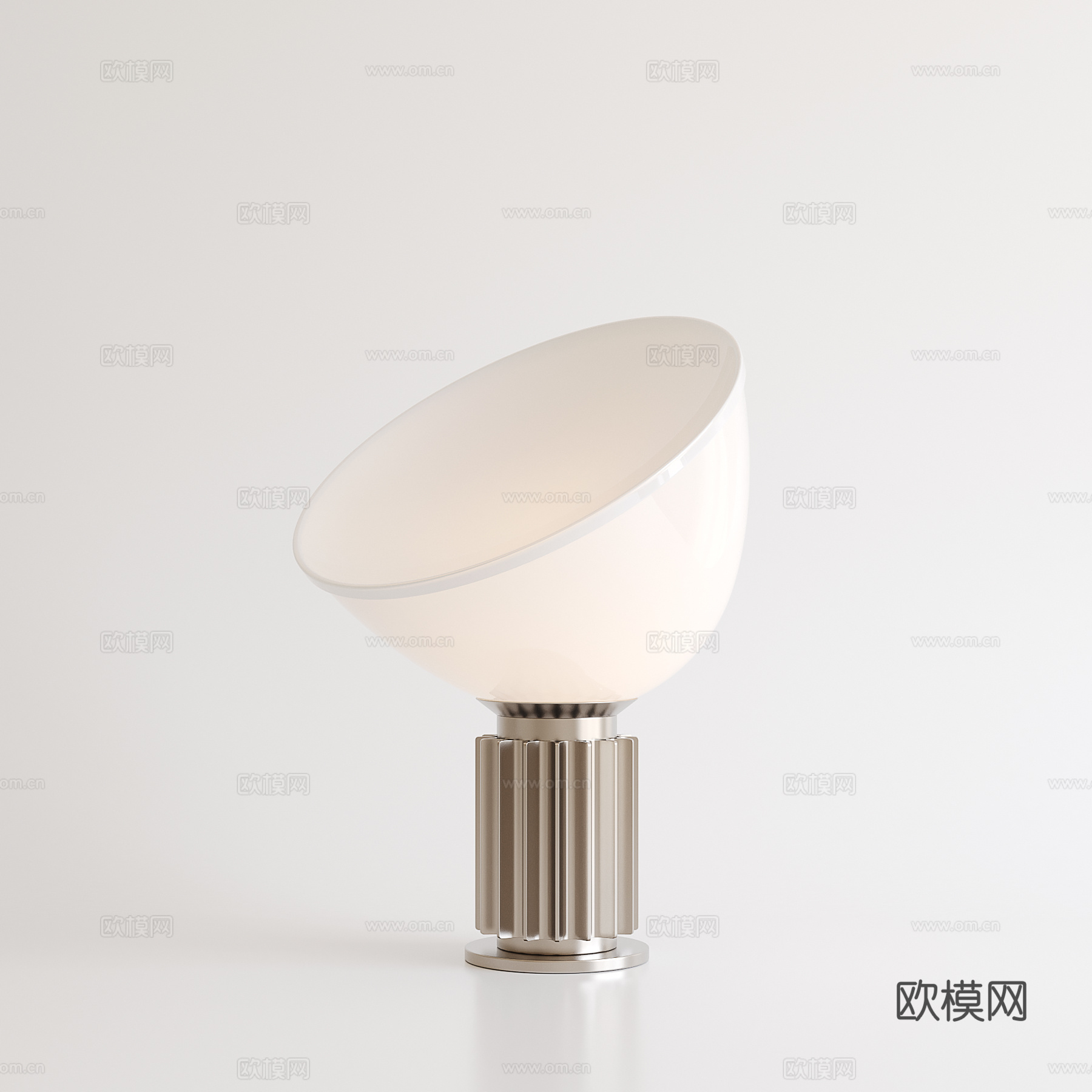 意式轻奢台灯su模型