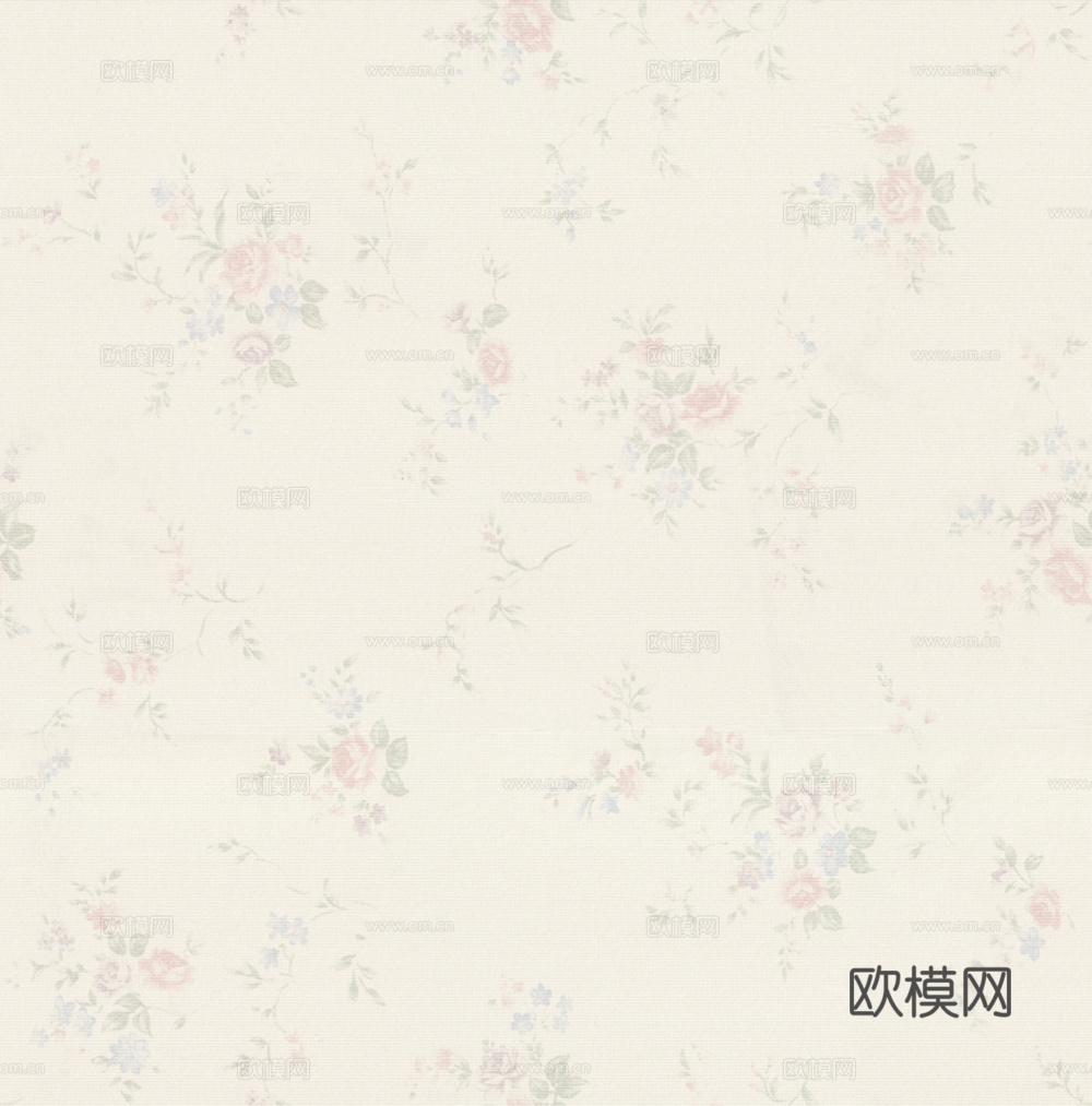 无缝田园花纹壁纸