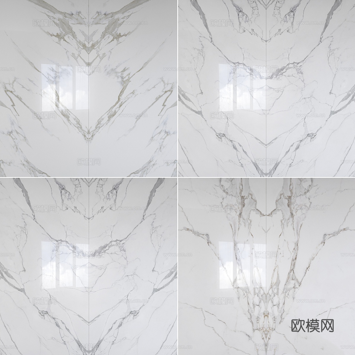 Ava Ceramica BOOKMATCH 套装93d模型