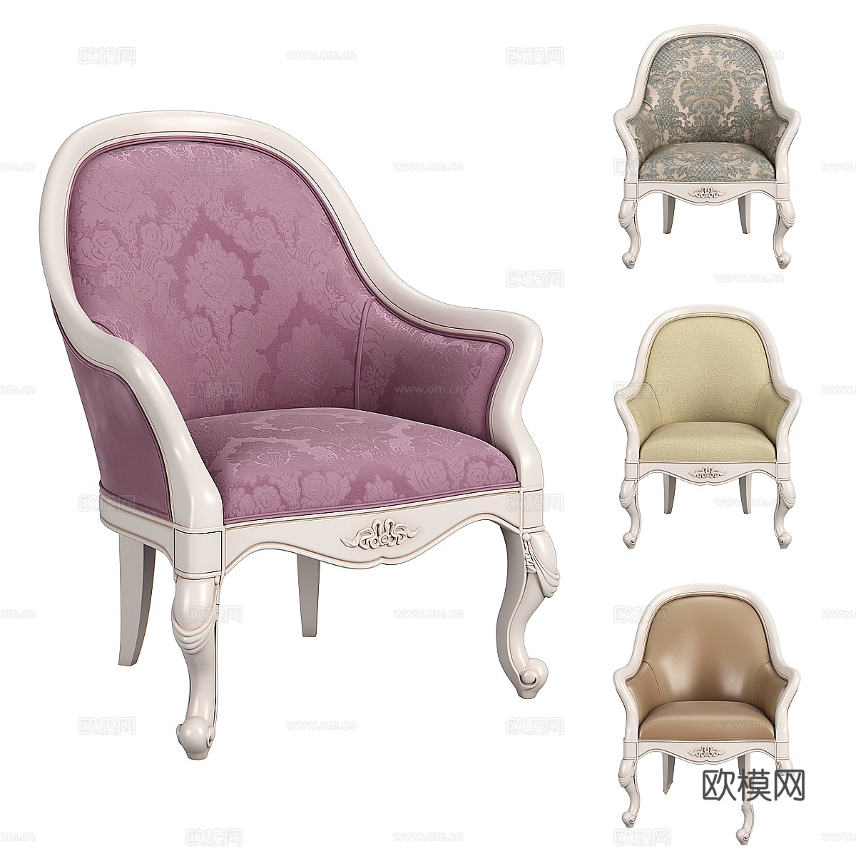 230_木匠_扶手椅_790x770x9533d模型下载