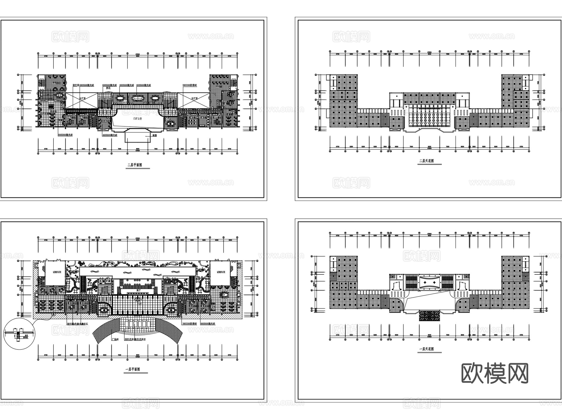 工业厂区厂房车间仓库建筑规划CAD施工图集 311套cad施工图