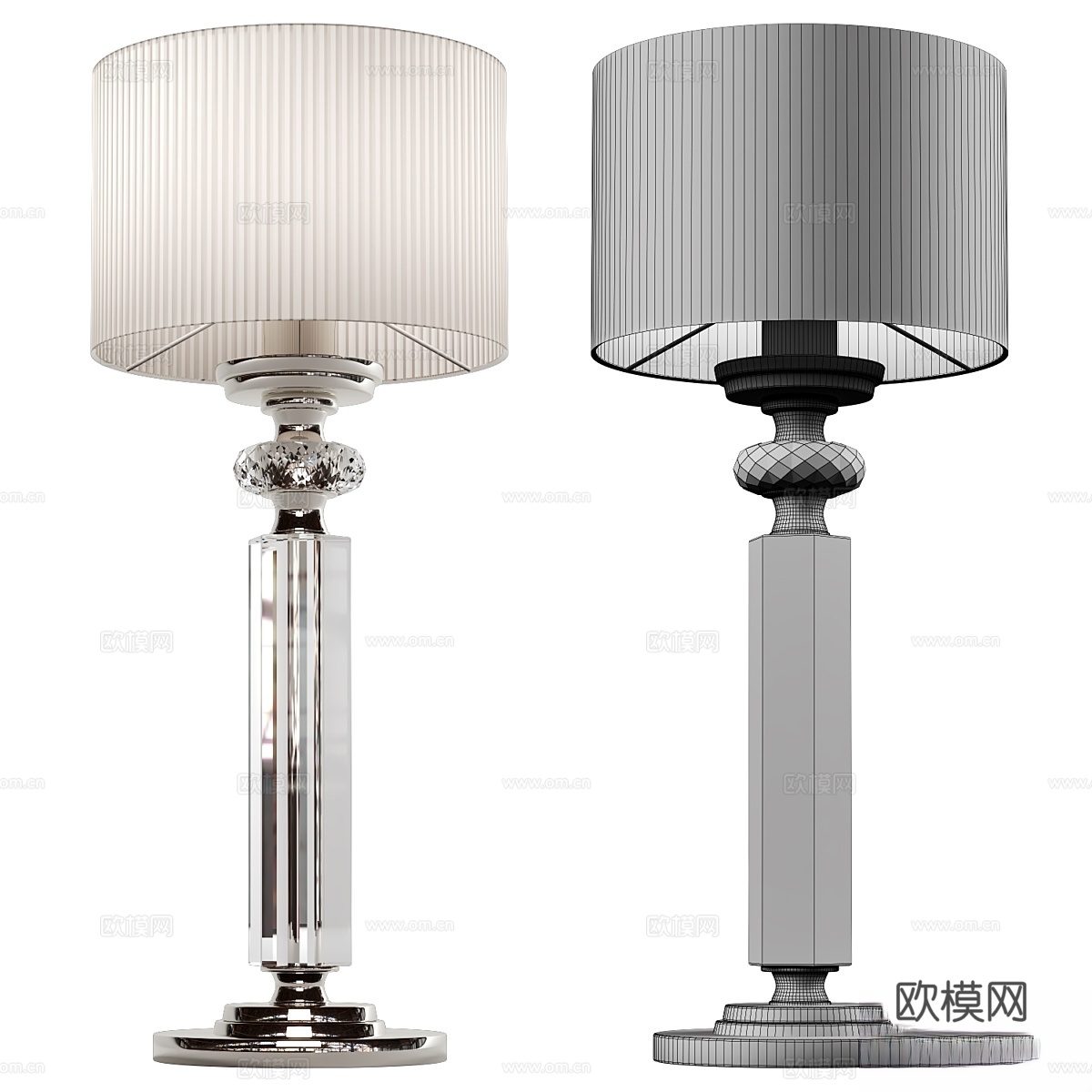 iLamp Alexa T2404-1镍灯3d模型下载