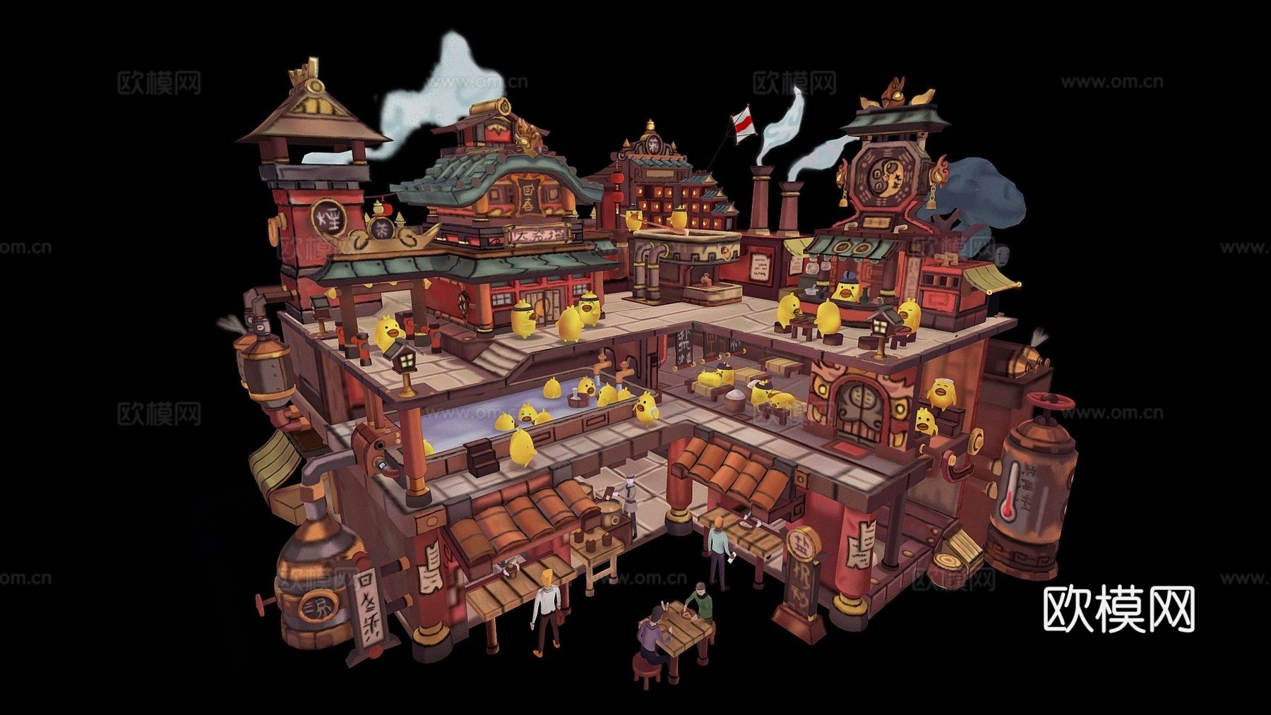 澡堂鸡su模型