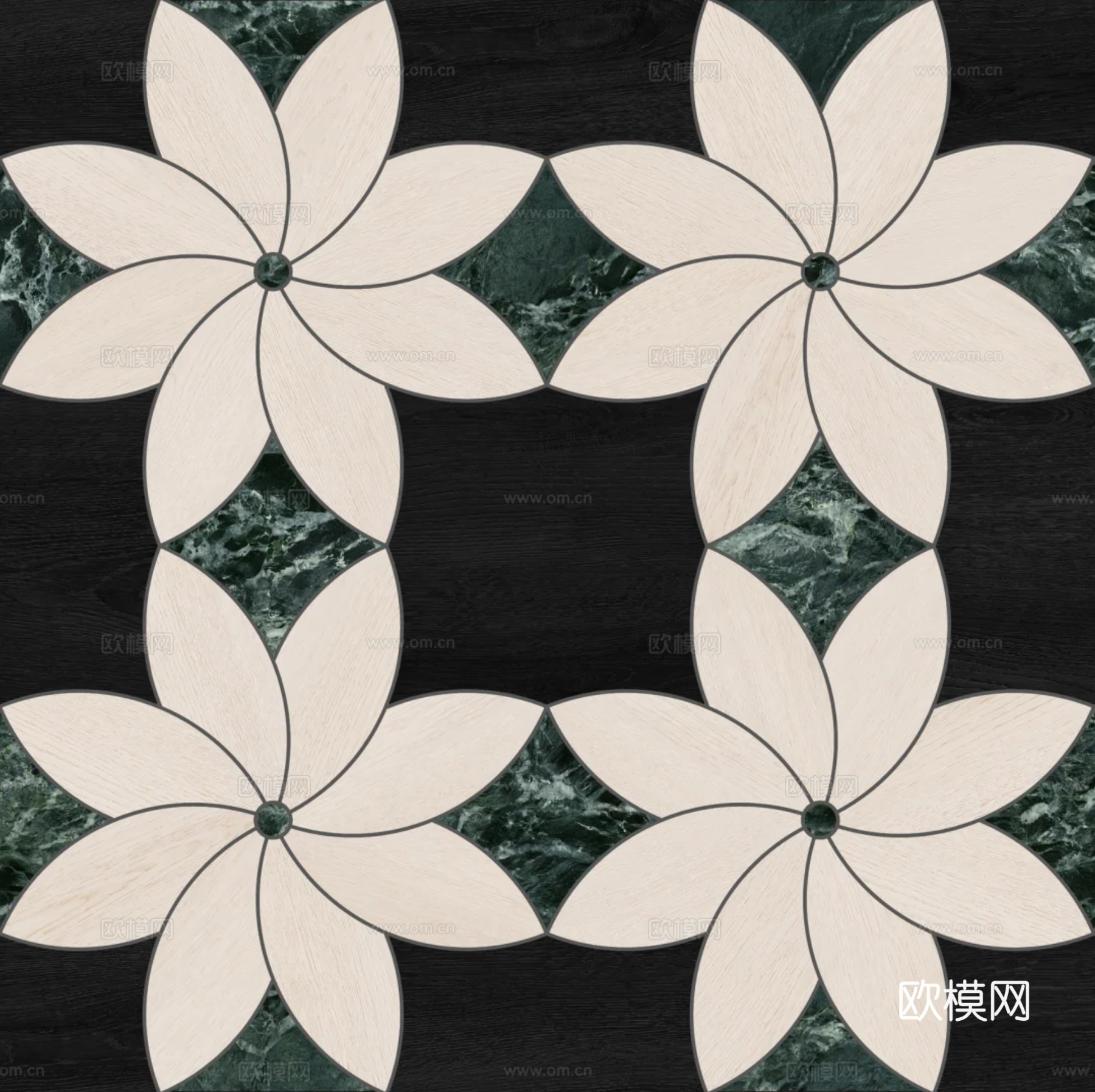 石材木地板拼花