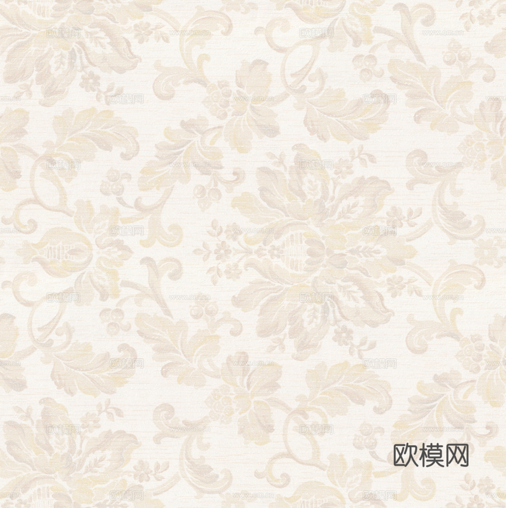 无缝欧式花纹壁纸