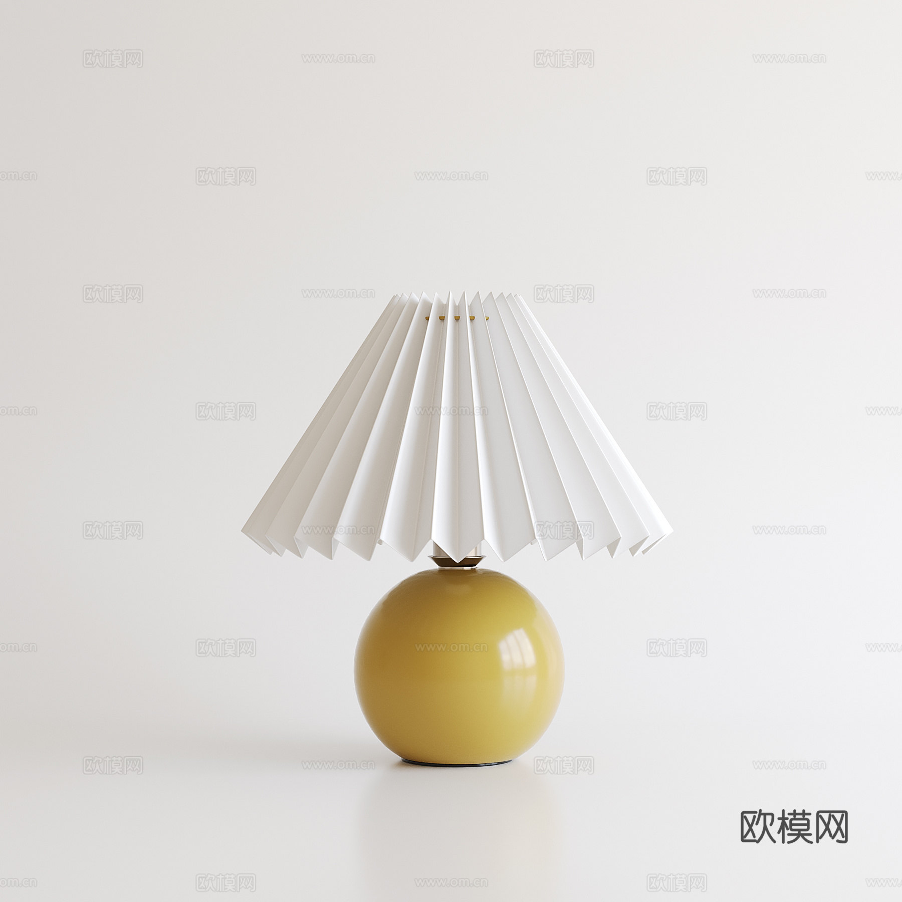 现代简约台灯su模型