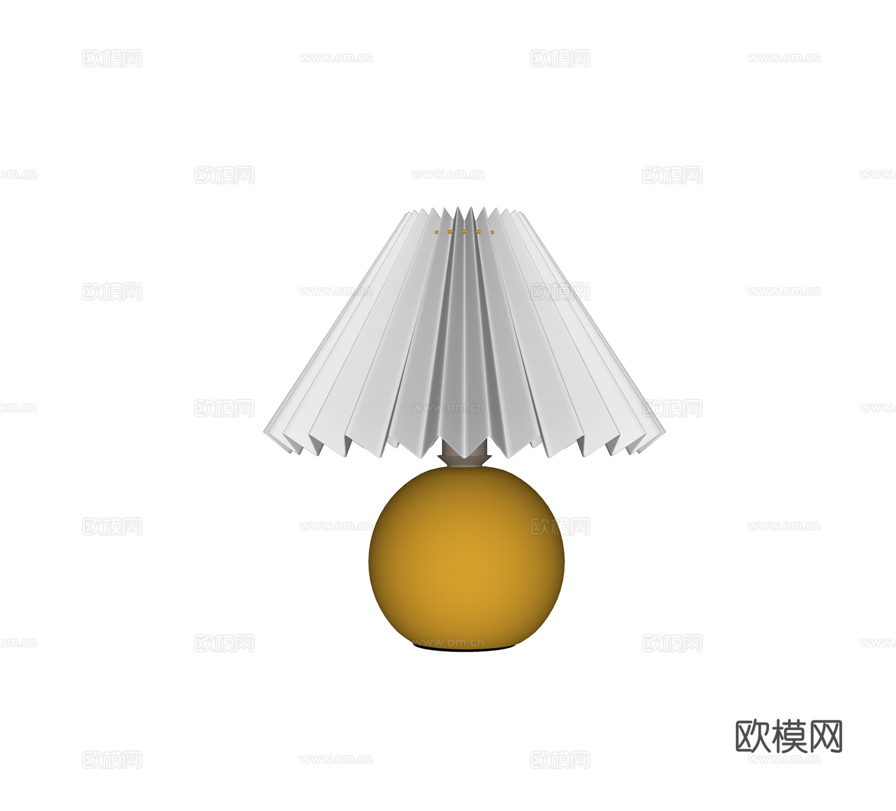 现代简约台灯su模型