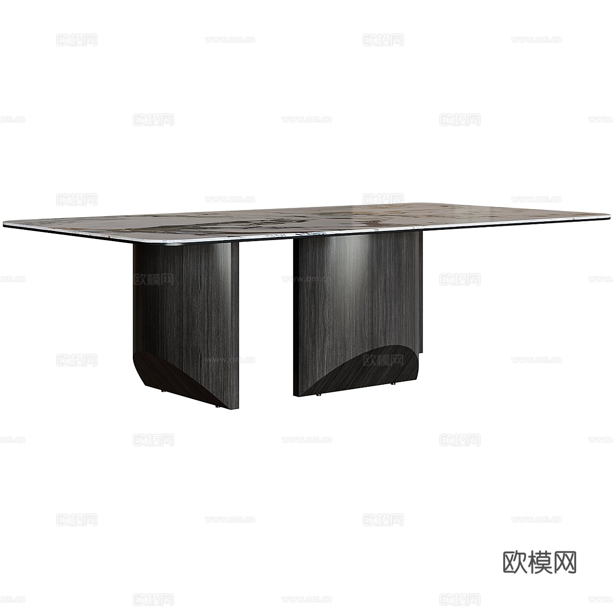 咖啡桌 Brescia Slate 桌子3d模型