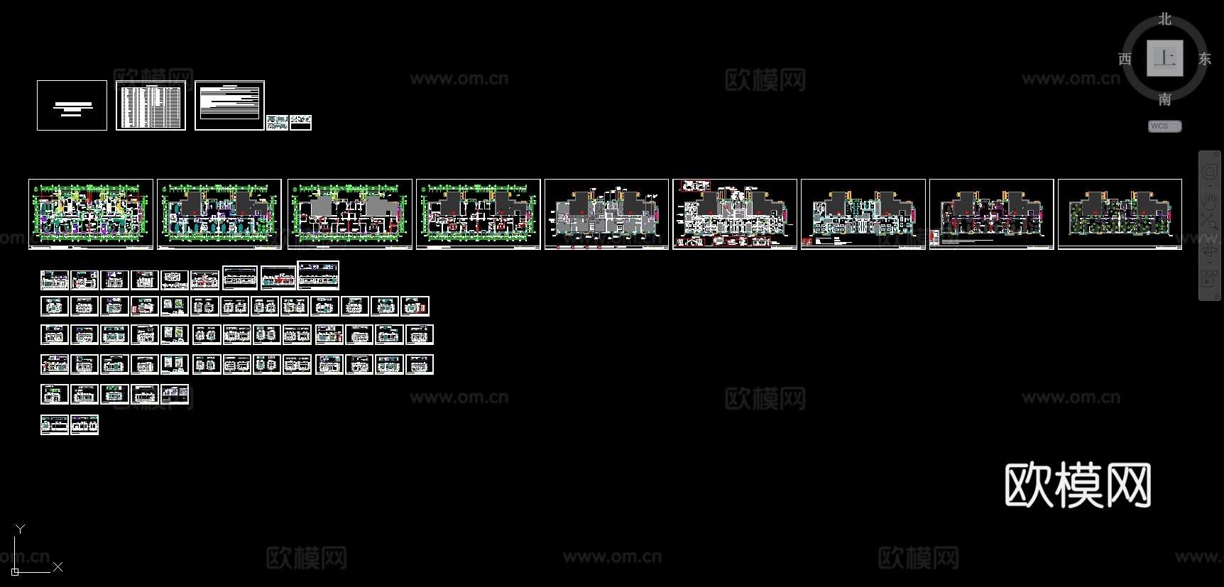商区儿童之家施工图及效果图cad施工图