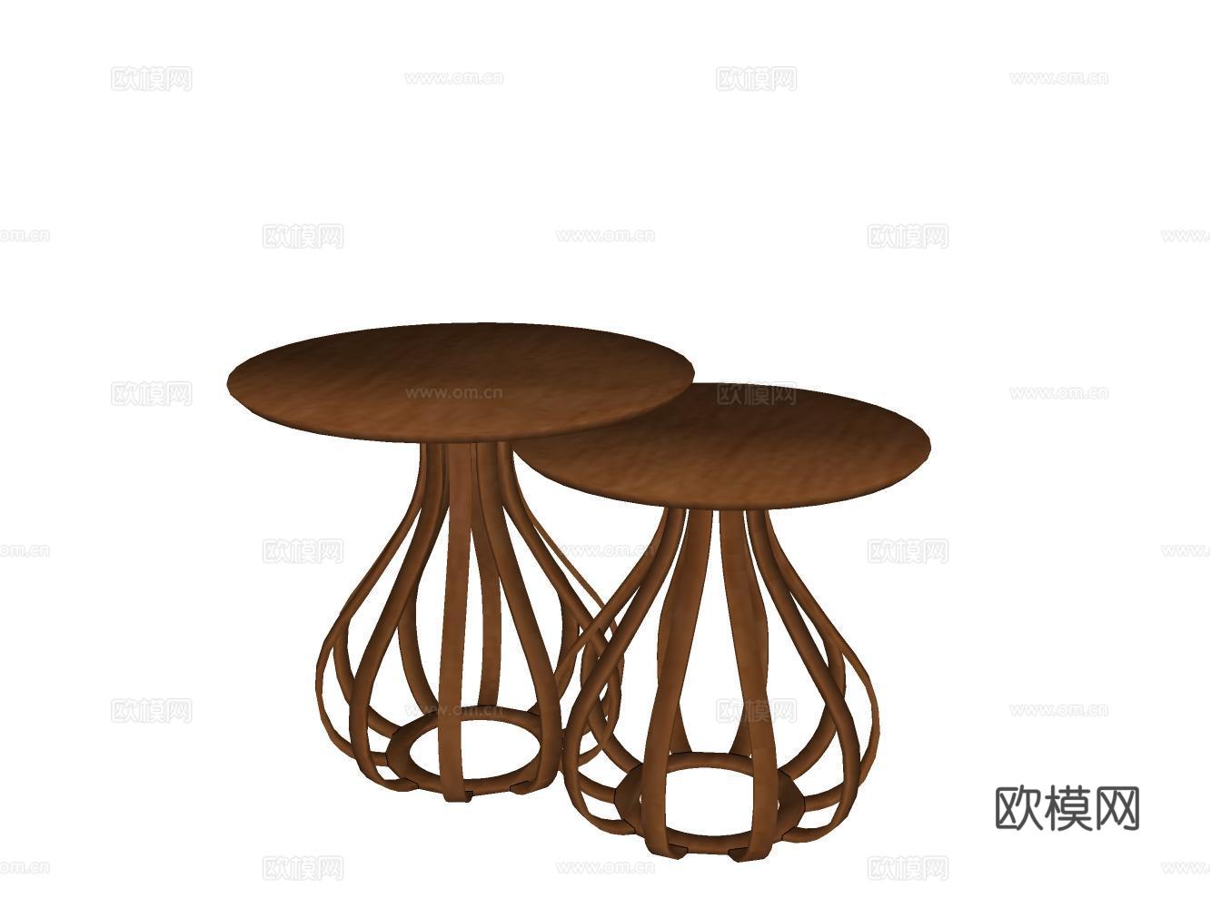 茶几su模型下载（渲染图2）
