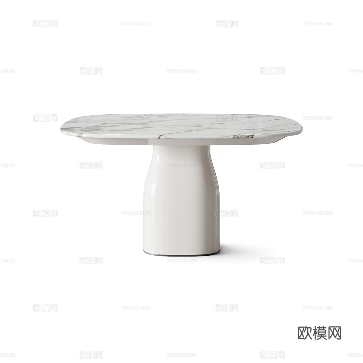 Minotti现代大理石餐桌3d模型