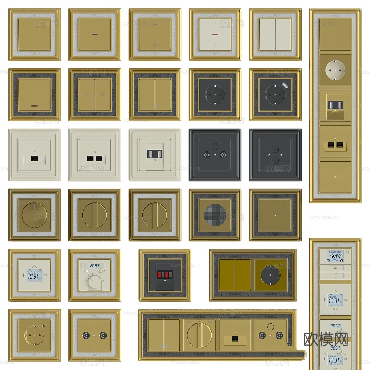 ABB王朝开关3d模型下载