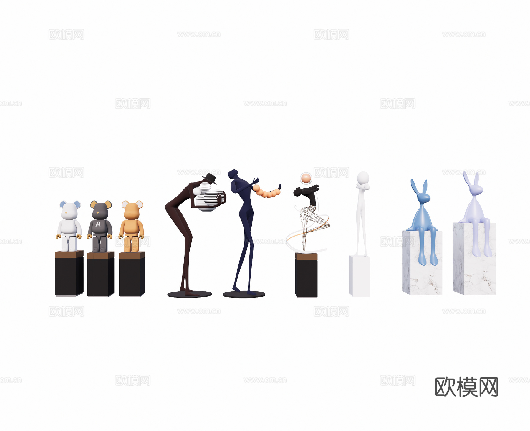 陈设 摆件su模型