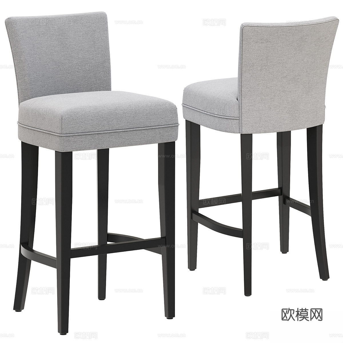 Dantone Home皇后吧凳3d模型下载