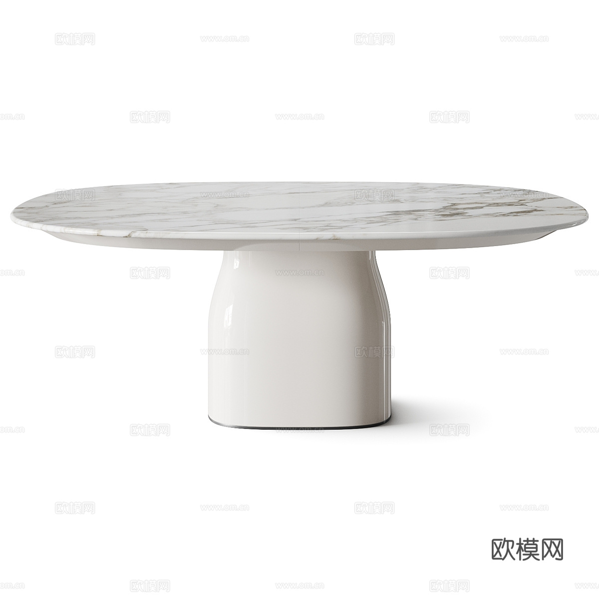 Minotti现代大理石餐桌3d模型
