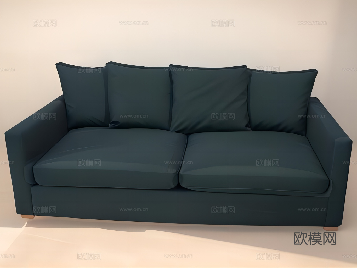 沙发su模型下载（渲染图1）