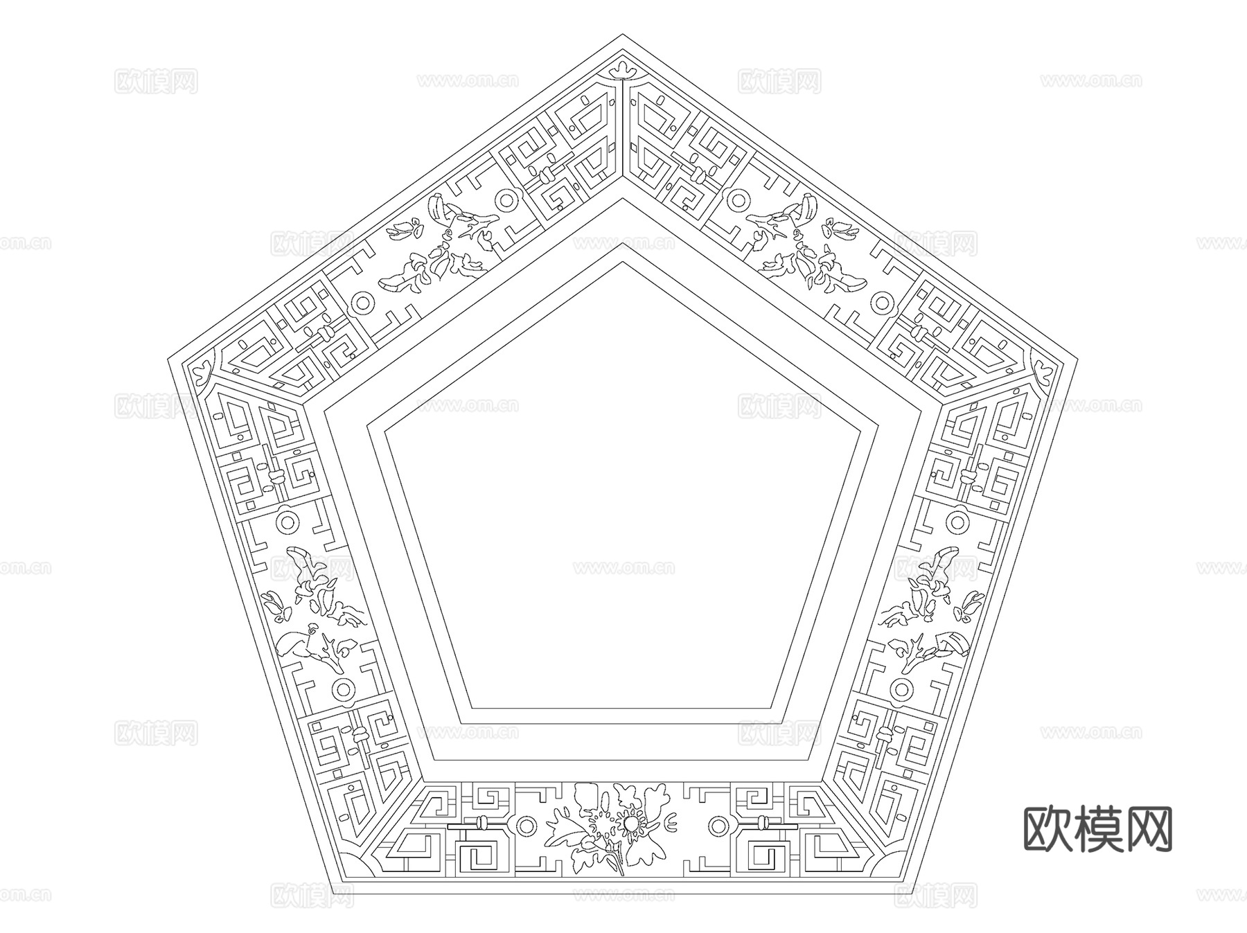 古建园林窗户花窗大样图块CAD施工图集 177套cad施工图