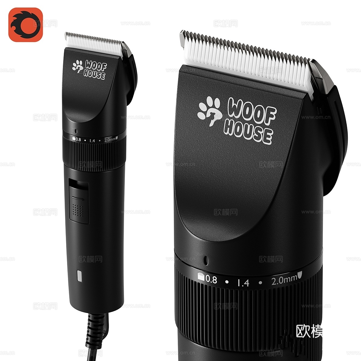 理发剪3d模型下载