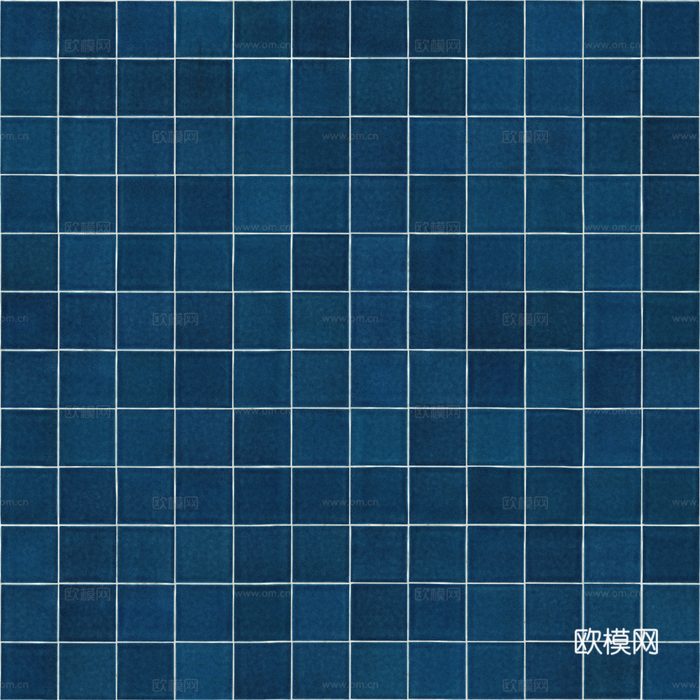 艺术马赛克蓝色方砖