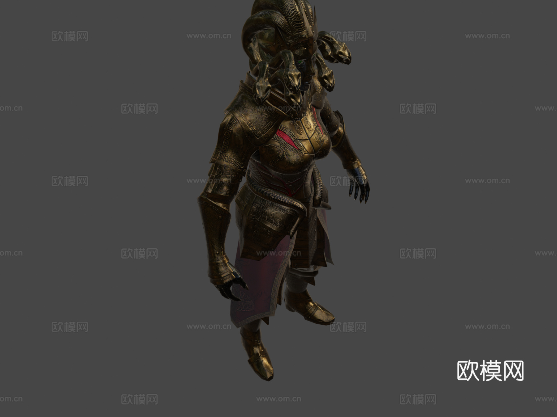 美杜莎之女su模型