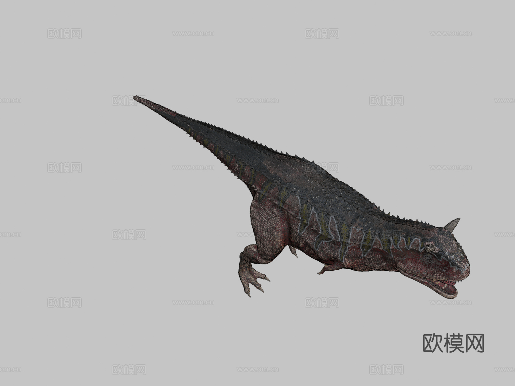 食肉牛龙su模型下载（渲染图2）