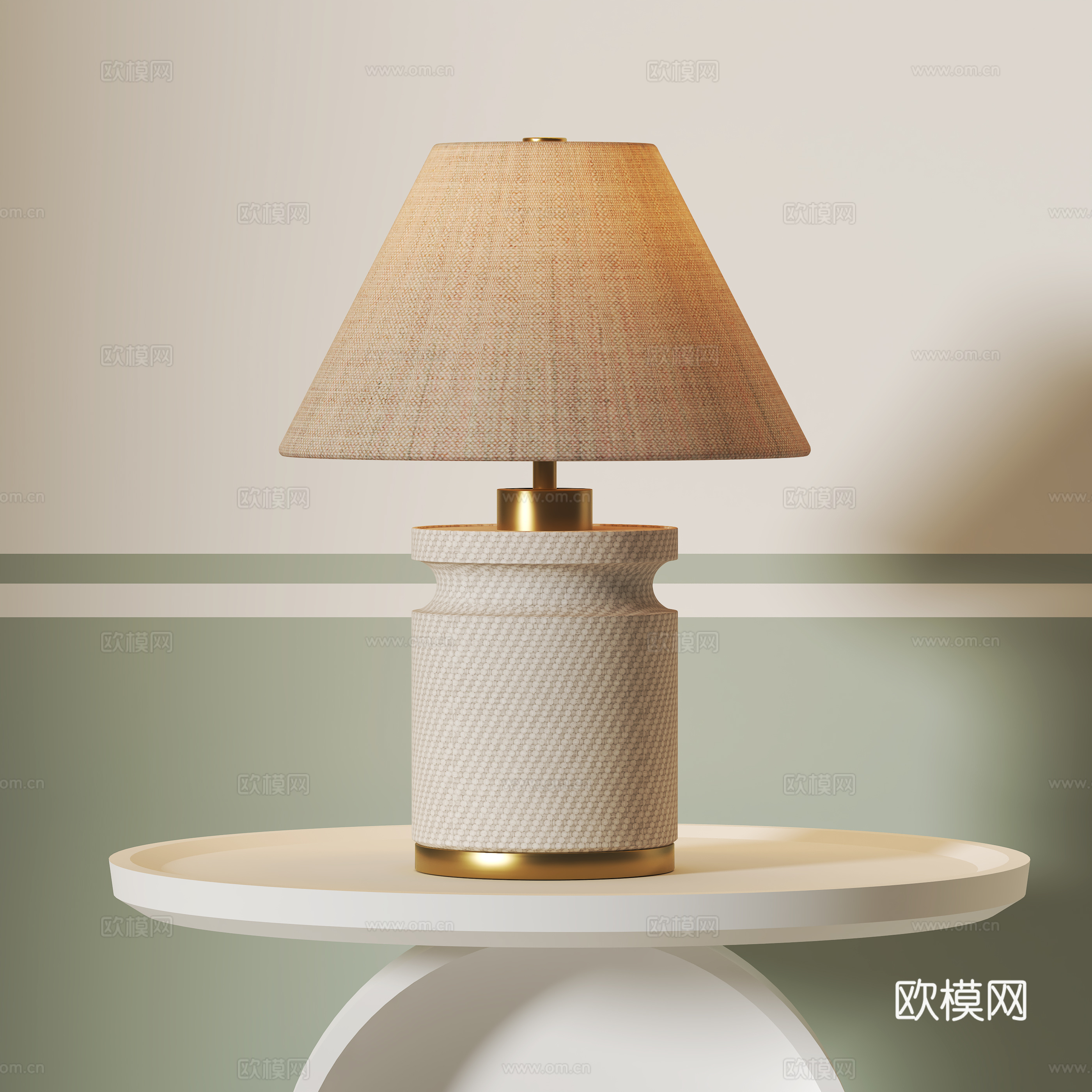 侘寂风台灯su模型