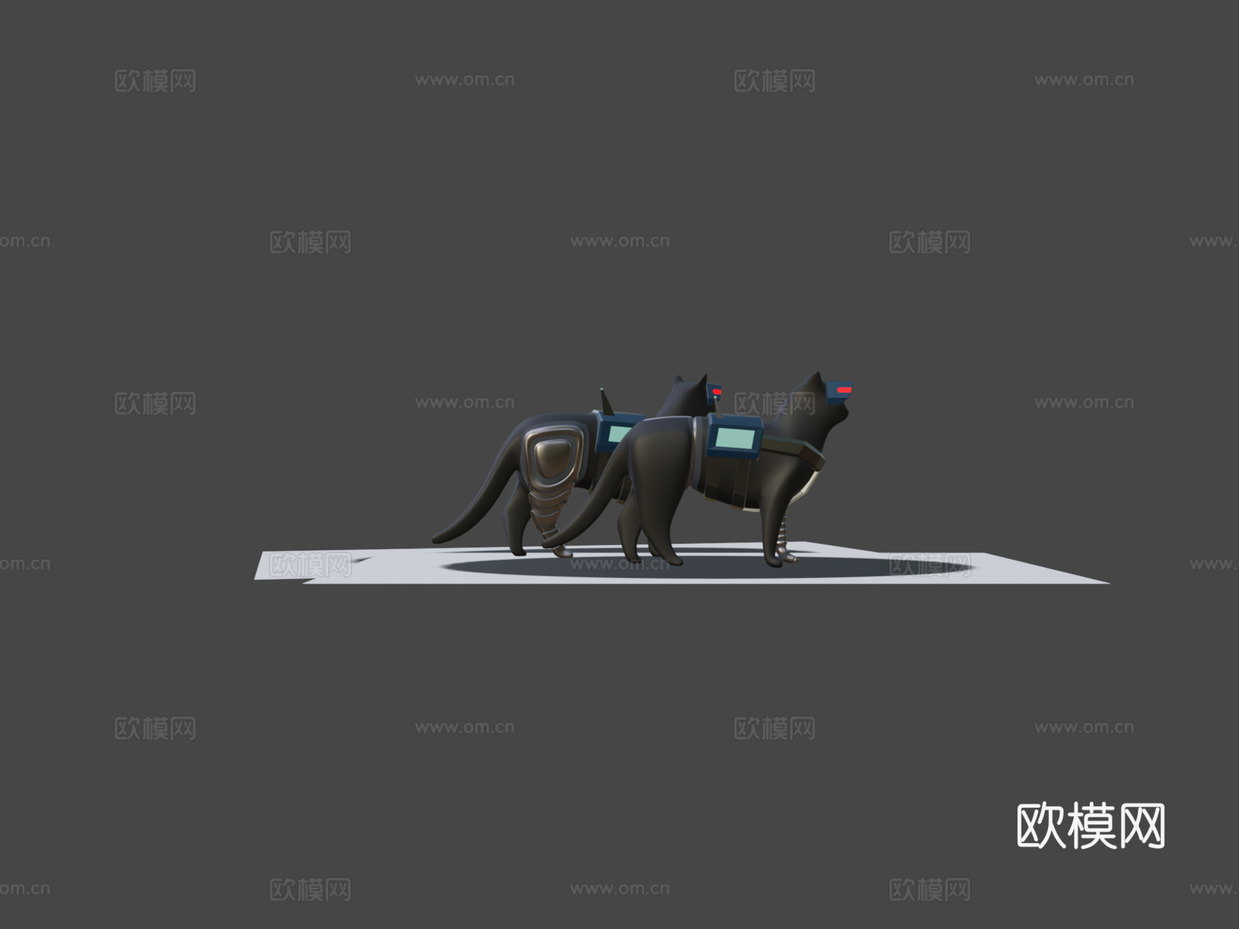 赛博猫su模型
