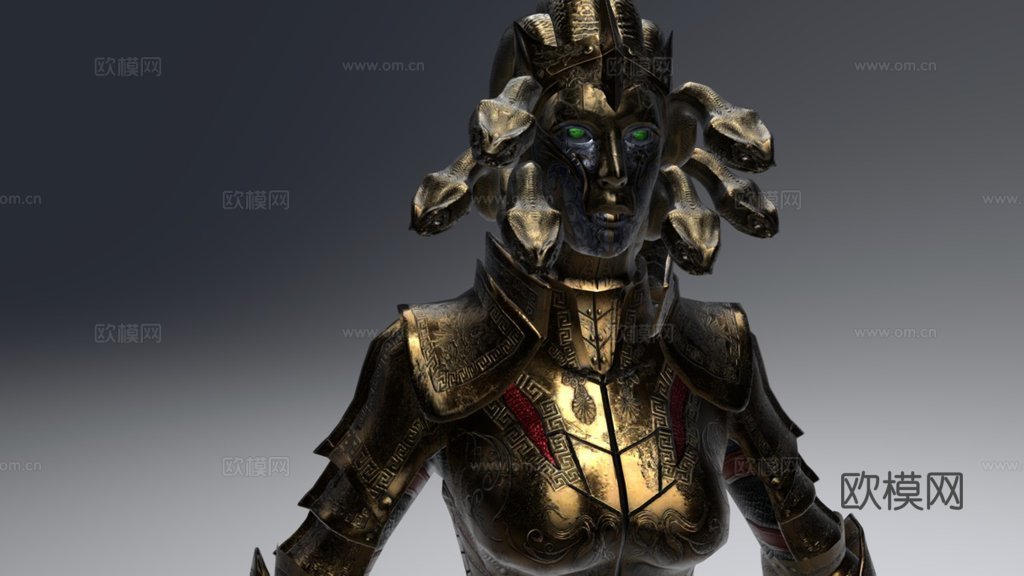 美杜莎之女su模型