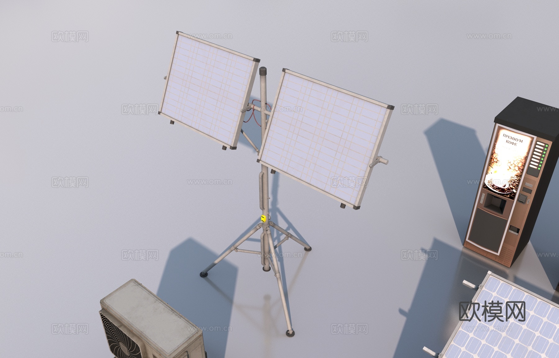 城市公共设施3d模型
