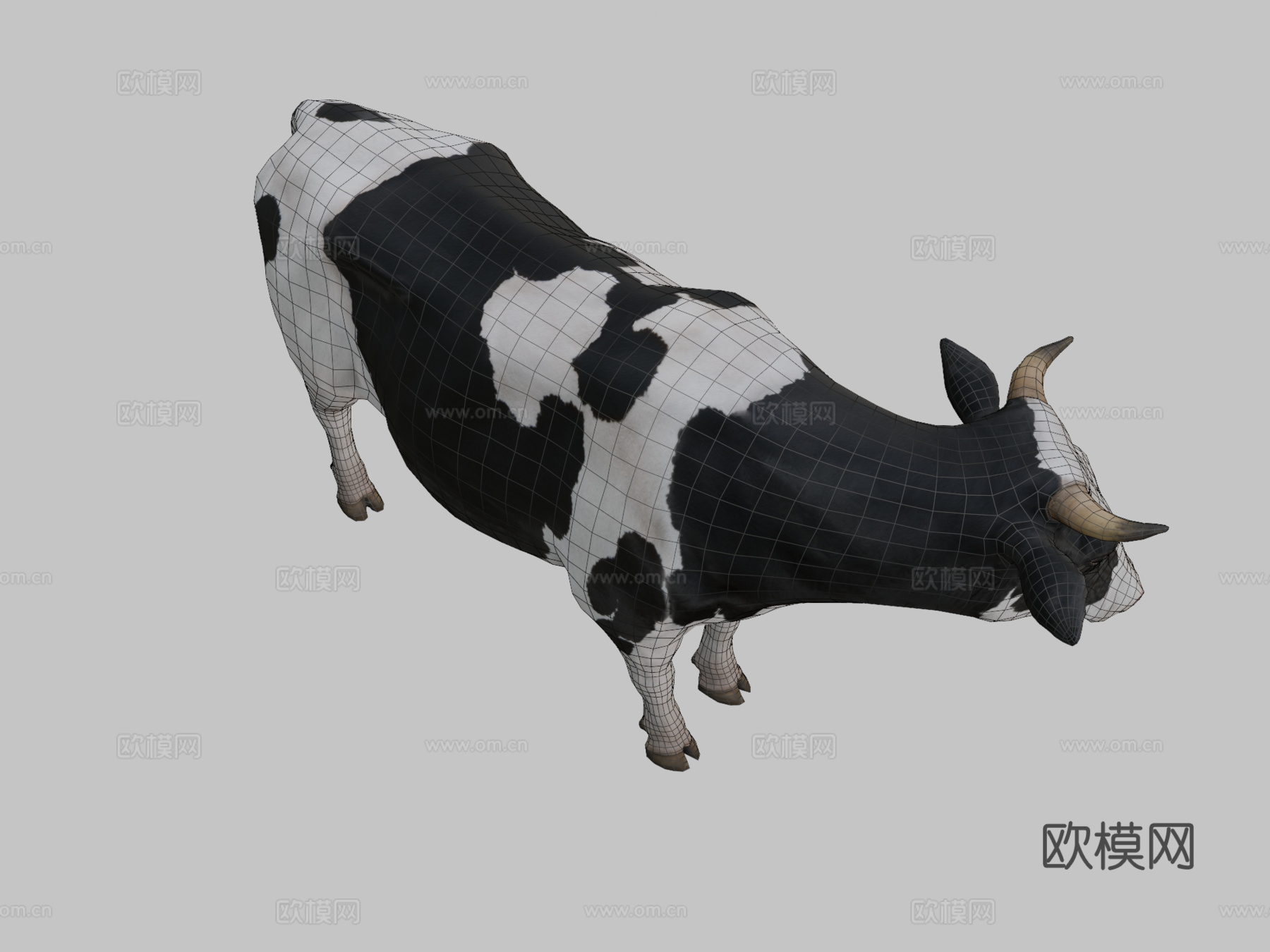 奶牛su模型