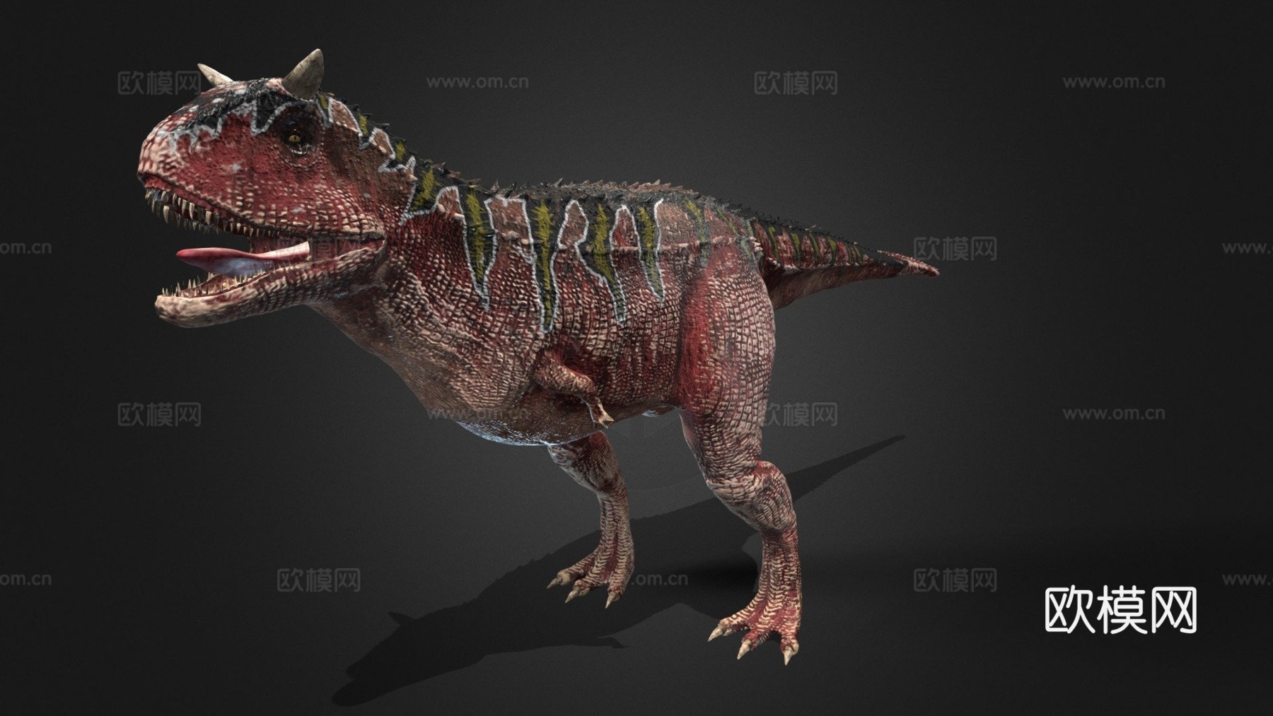 食肉牛龙su模型下载（渲染图1）