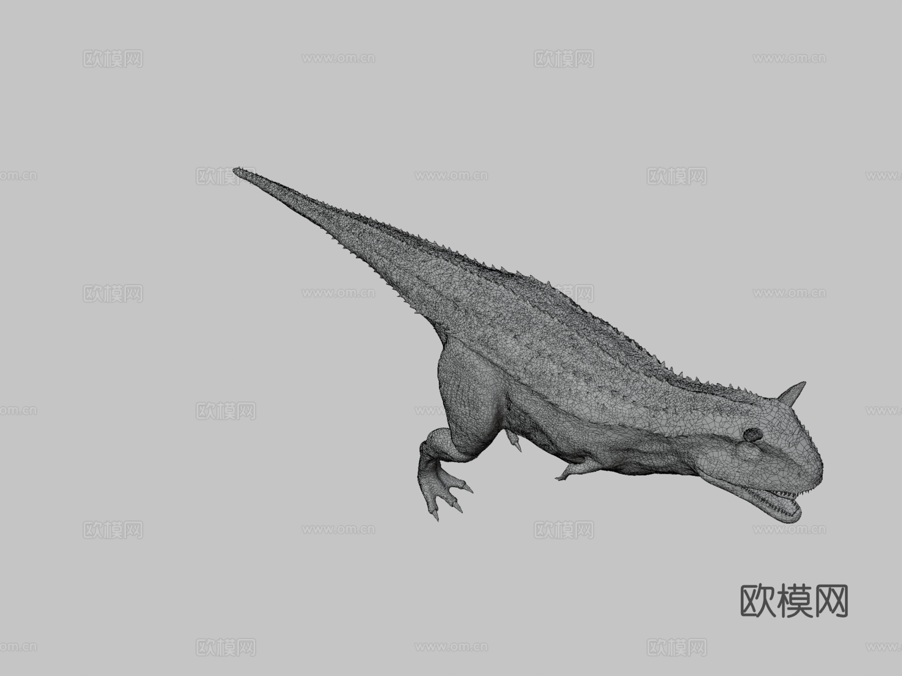 食肉牛龙su模型下载（渲染图3）