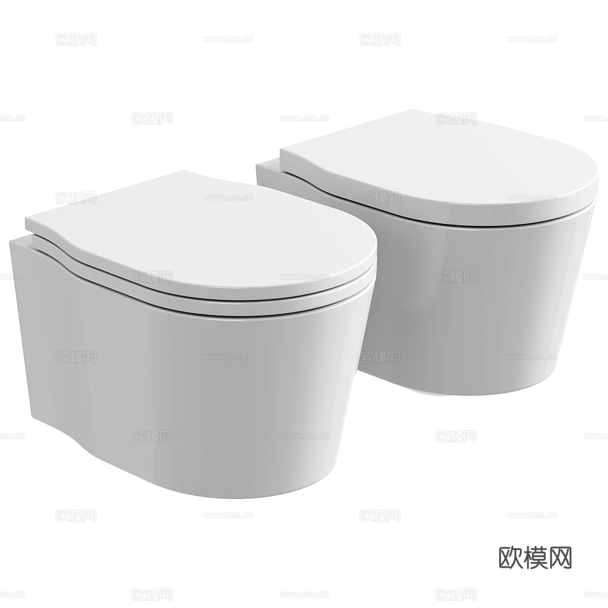 Scarabeo Bucket KIDS 壁挂式冲洗马桶3d模型下载