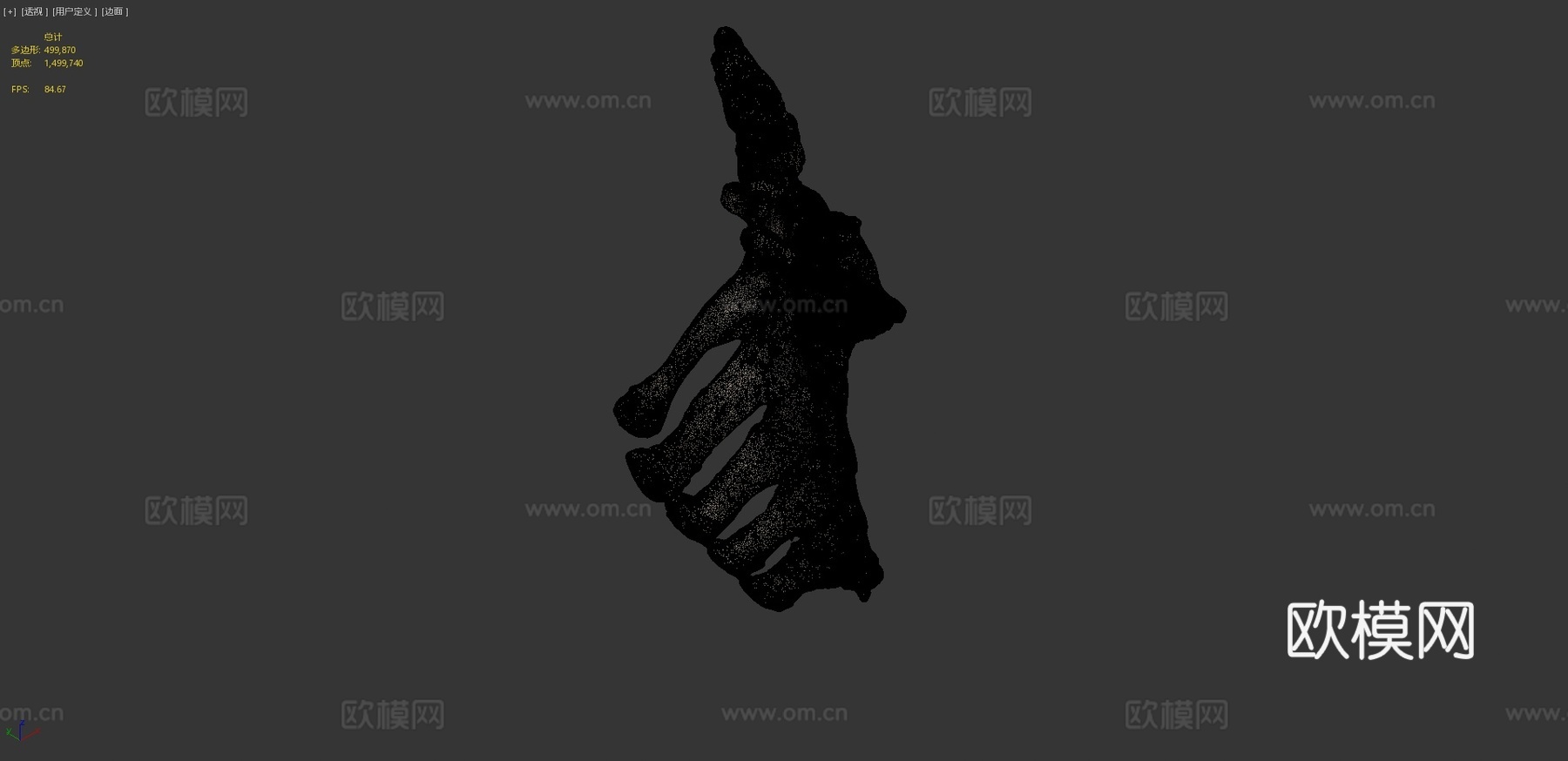 马骶骨su模型