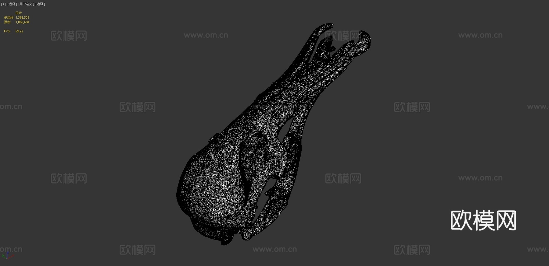 鸭嘴兽MVZ-哺乳-32885su模型