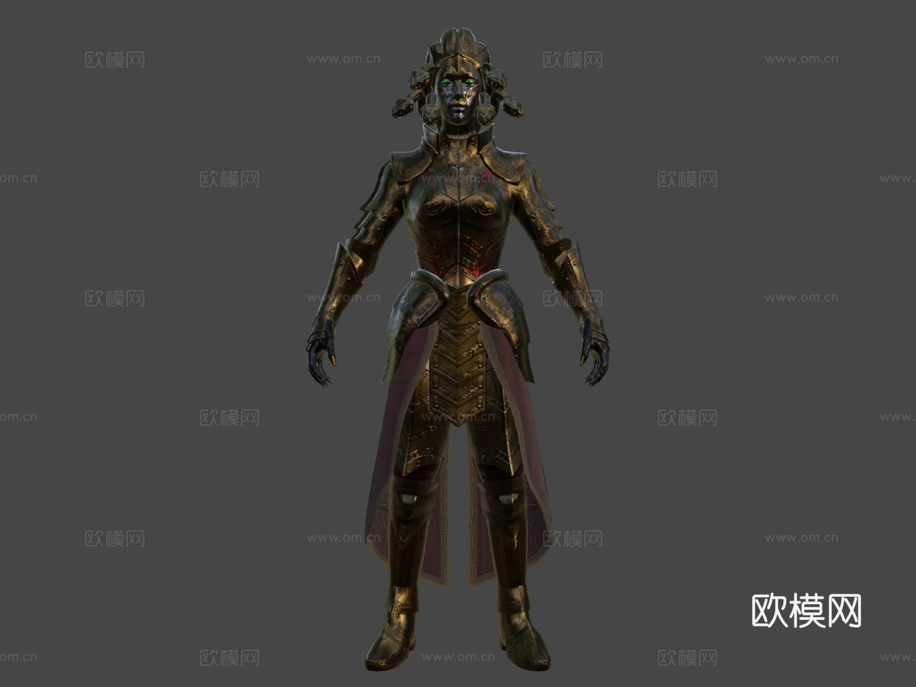 美杜莎之女su模型