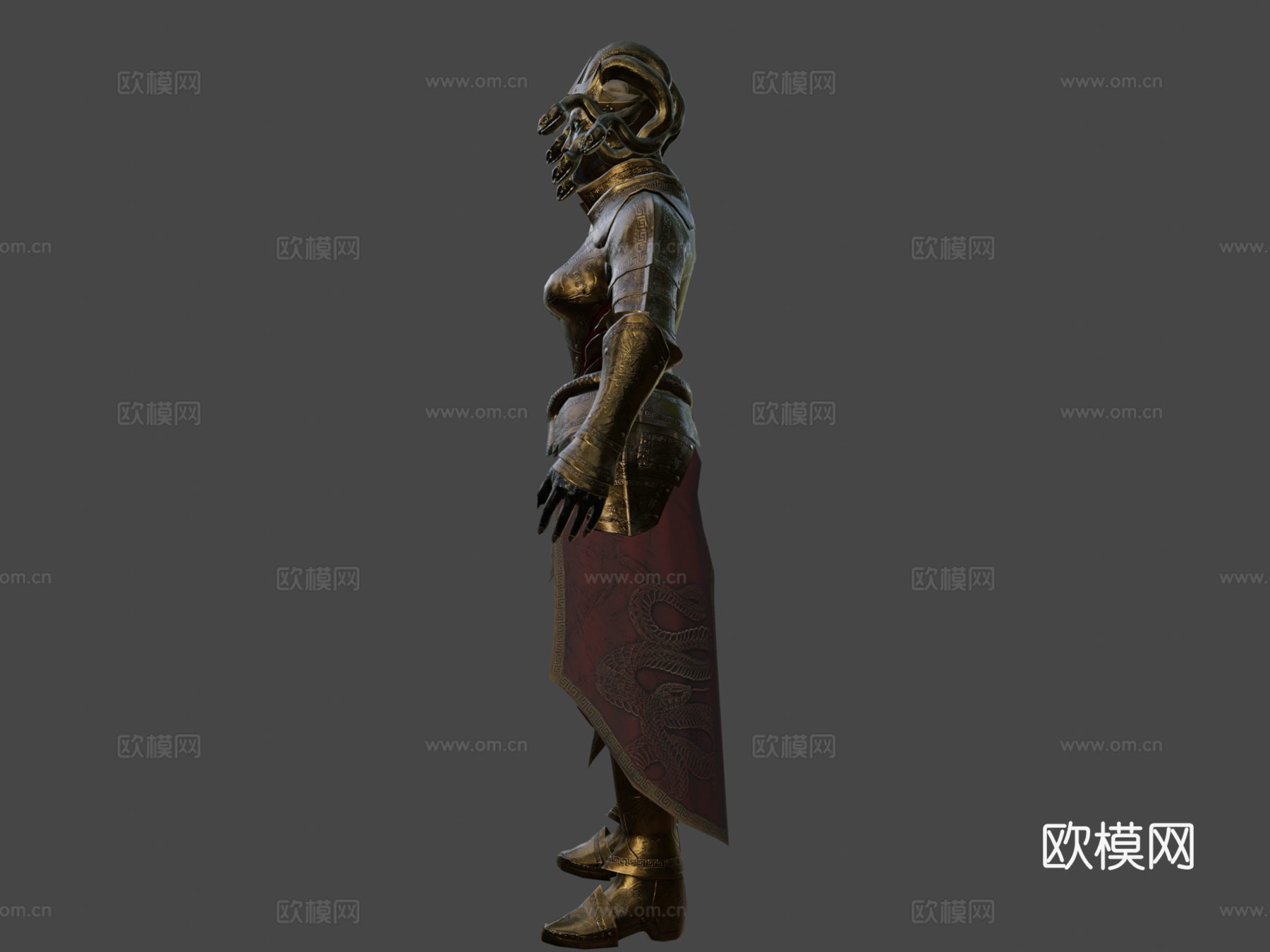 美杜莎之女su模型